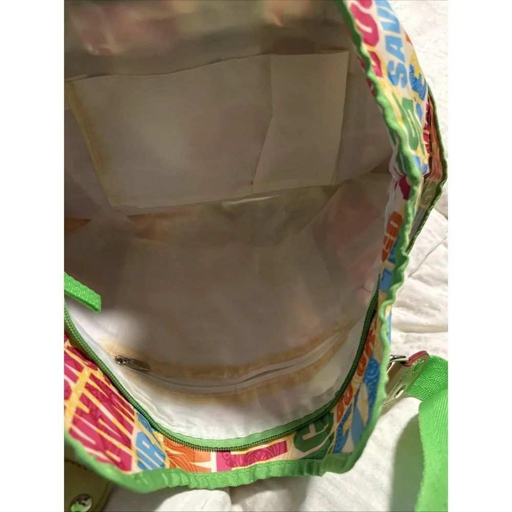 Save Our Planet Global Warming Purse‎ Bag Peace Zipper Drink Pockets